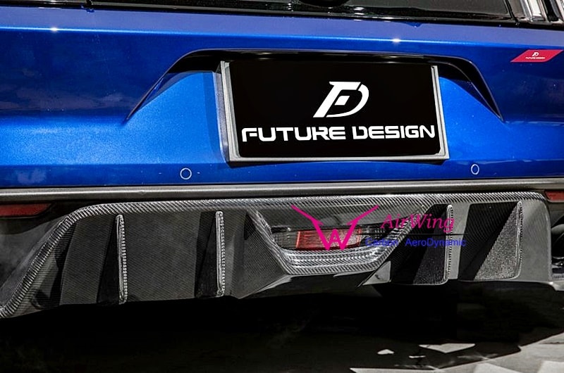 Mustang - HP style Carbon Rear Diffuser 05